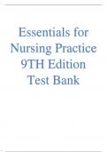 Essentials for Nursing Practice 9th Edition Potter Perry Test Bank