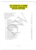 The Psychology of Women 7th Edition- Margaret W. Matlin’s test Bank