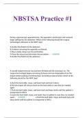 NBSTSA Practice #1