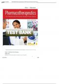 TEST BANK Pharmacotherapeutics FOR Advanced Practice Nurse Prescribers 5TH Edition WOO Robinson