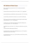 NC Bailbond State 136 Exam Questions And Answers