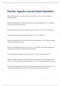 Florida Agents License &vert;327 Exam Questions And Answers&vert; Success Guaranteed