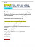 COUN 6215 WEEK 4 &lpar;2023-2024&rpar; EXAM WITH CORRECT HIGHLIGHTED ANSWERS &lpar;A&plus; GRADED&rpar;