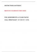 Exam (elaborations) Discrete Mathematics: Combinatorics (MAT3707) 