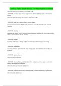 Cardiac Patho Study Guide 3 with complete solution
