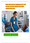 Basic and Clinical Pharmacology 15th Edition Katzung Trevor Test Bank Update 2023/2024