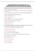 RN COMPREHENSIVE ONLINE PRACTICE 2023 A &vert; ATI COMPREHENSIVE PRACTICE 2023 QUESTIONS AND ANSWERS