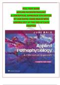 TEST BANK Applied Pathophysiology A Conceptual Approach 4th Edition by Judi Nath&comma; Carie Braun