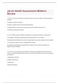Jarvis Health Assessment Midterm 72  Review Questions With Well Detailed Answers