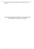 TEST BANK FOR HUMAN DEVELOPMENT A LIFE-SPAN VIEW 9th EDITION ROBERT V&period; KAIL JOHN C&period; CAVANAUGH &lpar;All Chapters Covered&rpar;&excl; 100&percnt; VERIFIED ANSWERS RATED A&plus; TEST BANK