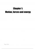 IGCSE physics summary for chapter 1, 2 and 5