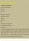 ATI Med-Surg Proctored Exam Review Latest Questions and Answers &lpar;2023&sol;2024&rpar; &lpar;Verified Answers&rpar;