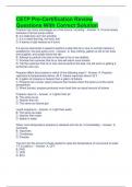 CETP Exams Bundle With Complete Solution