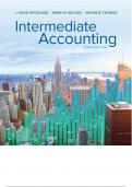 Intermediate Accounting 10Th Ed by J David Spiceland  - Test Bank