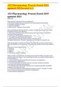 ATI Pharmacology Proctor&vert;Tested 2019 updated 2023&lbrack;scored A&plus;&rsqb;