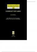 Text book for Conflict of laws 2023/2024 study guide