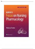 Test Bank - Focus on Nursing Pharmacology 9th Edition by Amy Karch Chapter 1-59 | Complete Guide 2023.