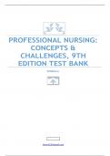 TEST BANK of Professional Nursing 10th Edition by Beth Black Test Bank - Your Complete Guide A+ LATEST 2023 