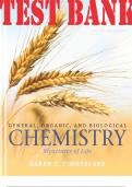 TEST BANK for General&comma; Organic&comma; and Biological Chemistry Structures of Life 5th Edition by Karen Timberlake  &vert; Complete Chapters 1-24