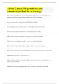 Julius Caesar&vert; 50 questions and answers&lpar;verified for accuracy&rpar;&period;