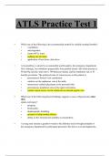 ATLS Practice Test 
