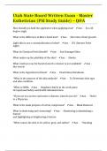 Utah Master Esthetician State Written Test &ndash; Q&rsquo;s And A&rsquo;s