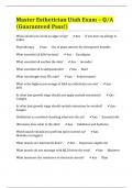 Master Esthetician Utah Exam &ndash; Q&sol;A &lpar;Guaranteed Pass&excl;&rpar;