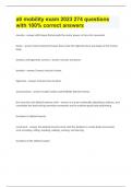 ati mobility exam 2023 &vert;274 questions with 100&percnt; correct answers