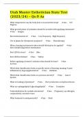 Utah Master Esthetician State Test &lpar;2023&sol;24&rpar; &ndash; Qs & As