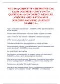 WGU D115 OBJECTIVE ASSESSMENT &lpar;OA&rpar;  EXAM COMPLETE UNIT 1-UNIT 7  QUESTIONS AND CORRECT DETAILED  ANSWERS WITH RATIONALES  &lpar;VERIFIED ANSWERS&rpar; &vert;ALREADY GRADED A&plus; 