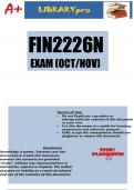 FIN2226N Exam Assignment (DETAILED ANSWERS) 2023