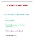 NURS 6521N Midterm Exam, Final Exam Latest Update 2023/2024 Complete Solution Package