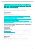 ATI Med Surg Gastrointestinal New Latest Updated  2023-2024 with All Questions from Actual Past Exam  and 100% Correct Answer
