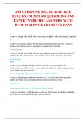  ATI CAPSTONE POST ASSESSMENTS EXAM QUESTIONS 2023 VERIFIED  QUESTIONS AND DETAILED  ANSWERS A GRADED