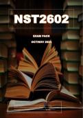 NST2602 - Exam Pack (2023) Oct/Nov
