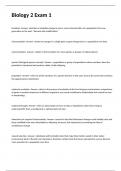 Biology 2 Exam 1