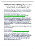 HESI RN EXIT EXAM with NGN Actual Exam Questions and Answers with Rationale &vert; 260&plus; Questions &vert; Already Verified Answers 