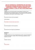 NUR 455 THEORETICAL FRAMEWORKS FOR ADVANCED  PSYCHIATRIC NURSING 2023-2024 LATEST FINAL EXAM  QUESTIONS & CORRECT VERIFIED ANSWERS &lpar;100&percnt;  CORRECT&rpar; GRADED A&plus;&vert; NUR 455 FINAL EXAM &lpar;BRAND NEW&excl;&excl;&rpar;