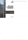 Law and Ethics in the Business Environment 8th Edition by by Terry Halbert - Test Bank