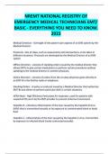 NREMT NATIONAL REGISTRY OF EMERGENCY MEDICAL TECHNICIANS EMT- BASIC - EVERYTHING YOU NEED TO KNOW. 2023
