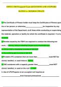 FDNYC F60 Fireguard Exam QUESTIONS AND ANSWERS RATED A&plus; 2023&vert;2024 UPDATE