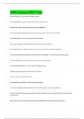 A&P Practice CBET Test A&plus; graded 