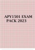 APY1501 EXAM PACK 2023