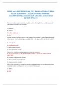 NRNP 6675 MIDTERM EXAM TEST BANK ACCURATE REAL EXAM QUESTIONS | ACCURATE AND VERIFIED | GUARANTEED PASS| ALREADY GRADED A 2023/2024 LATEST UPDATE