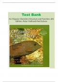 Test Bank for Organic Chemistry Structure and Function, 6th Edition: Peter Vollhardt Neil Schore