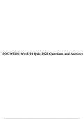 SOCW6101 Week 04 Quiz 2023 Questions and Answers&period;