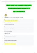 Rhode Island DMV Permit Practice Test 11 QUESTIONS AND ANSWERS RATED A&plus; 2023&vert;2024 UPDATE