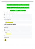 Rhode Island DMV Permit Practice Test 15 QUESTIONS AND ANSWERS RATED A&plus; 2023&vert;2024 LATEST UPDATE