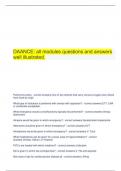 DAANCE Exam Anesthetic Drugs & Techniques questions  with complete solutions 2023&period;