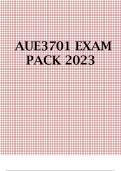 AUE3701 EXAM PACK 2023
